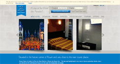Desktop Screenshot of hotel-des-arcades.fr